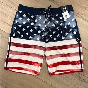 Hurley Men's Stars and Stripes Board Shorts